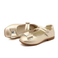 Zapatos de cuero para niñas, zapatillas planas de princesa con pajarita, zapatos de flores para niñas, zapatos planos informales para niños, zapatos de tacón bajo para baile y boda, suaves - details 14