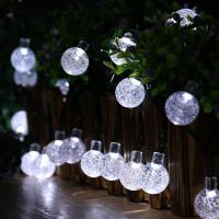 Luz Global de Energía Solar Bola de Cristal LED Impermeable para Jardín Patio Bistro Café Gazebo Fiesta de Ocio Decoración al Aire Libre por RXUNS - details 3