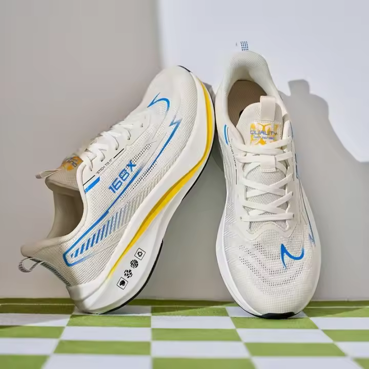 Zapatos con amortiguación, zapatillas de carreras para hombre, zapatillas informales para hombre, Tenis de lujo, zapatillas de carreras, zapatillas transpirables de moda 2025, 48 - 1