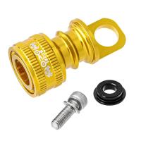 Adaptador de Pedal de liberación rápida de aleación de aluminio, Base de montaje de marco de bicicleta ultraligera antioxidante, hebilla QR anticorrosión - details 16