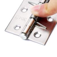 Bisagras de puerta de rebote automático plegable de acero inoxidable 304, accesorios de ventana con resorte, suministros para muebles - details 17