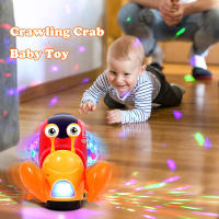 Juguete de cangrejo para gatear para bebés, Escape interactivo, cangrejos que caminan con música Led, evita obstáculos, juguetes de regalo para niños pequeños recién nacidos - details 1