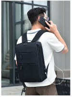 Mochila, bolsa de computadora de 15,6 pulgadas para hombres, mochila de negocios, mochila para exteriores. - details 22