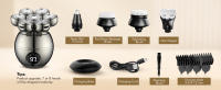 Afeitadoras de cabeza para hombres calvos 2025 Afeitadora de cabeza 6 en 1 mejorada IPX6 Afeitadora eléctrica impermeable en seco/húmedo Afeitadora eléctrica recargable para hombres con carga tipo C 90 minutos más tiempo de uso - details 3