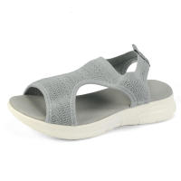 Sandalias deportivas con punta descubierta para mujer, zapatos textiles de talla grande, primavera y verano, 43, 42, 41, 40, 39 - details 8