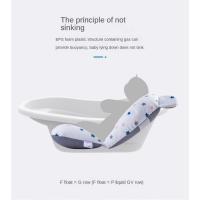 Asiento de baño para bebé, alfombrilla de apoyo plegable para bañera de bebé, almohadilla y silla para bañera de recién nacido, almohada antideslizante para bebé, cojín suave y cómodo para el cuerpo - details 6
