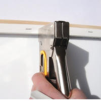 Pistola de clavos Manual de grapas universales, grapadora de muebles de alta resistencia para Material de fijación, pintura publicitaria, decoración, carpintería - details 8