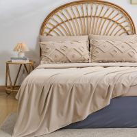 Conjunto de Edredón de Colores Sólidos de 7 Piezas Edredón de Cama Suave y Transpirable en Tonos Boho Hipoalergénico - details 8