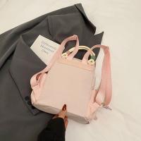 Mochila con cordón de Bordado de letras, bolso escolar de nailon de gran capacidad para estudiantes, bolso de viaje de Color sólido, bolso de hombro para adolescente - details 22