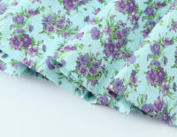 Ropa de mujer europea y americana vestido de popelina con estampado de flores populares 3 - details 12