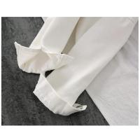 Chaqueta De Denim Blanco Para Mujer Estilo Casual Corta Simplicidad Chaqueta Mujer Veste Femme Streetwear Basicas Otoño Invierno - details 6