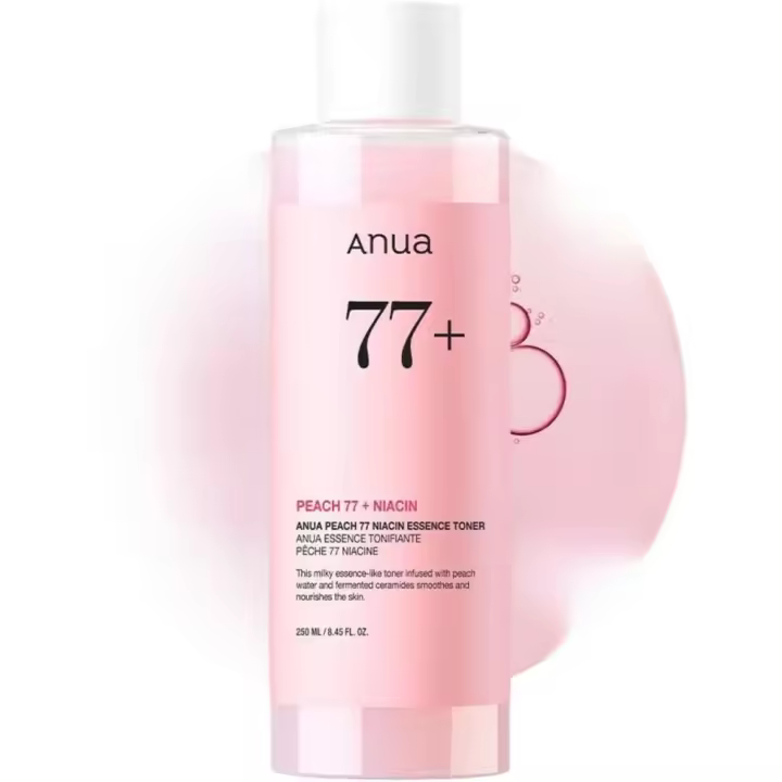 Nácilon Essence 77 Anua Peach Facial Toner para piel de cristal 250 ml Certificado CE - 1