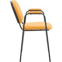 Confidente Ken Pro Tapizada En Tela I Silla De Conferencia con Base De Metal Negro I Silla De Oficina Sin Ruedas I Color:, Color:Negro - details 12