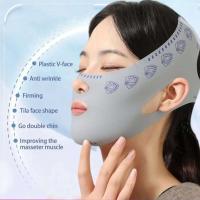 Facial reutilizable en forma de V, cinturón de elevación adelgazante facial, reduce la papada, vende adelgazamiento, mascarilla para dormir para mujeres - details 0