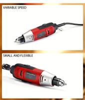 20/147/260 piezas 260W Mini Taladro Eléctrico Grabador Pulidora Máquina Rotativa Herramienta Eléctrica Amoladora Grabado Pluma Con Accesorios Mandril de 6,5 mm. - details 0