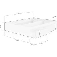 Armario Reversible Nitza Blanco Artik y Natur Medidas 190cm x 187cm x 40cm - details 39