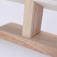 Soporte de Almacenamiento de Joyería de Cuero PU en Forma de T Base de Madera - details 24