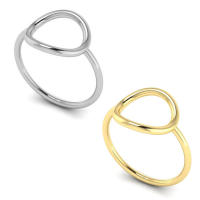 Anillo de acero inoxidable para mujer, joyería de lujo, anillo de Estado de Ángel - details 2
