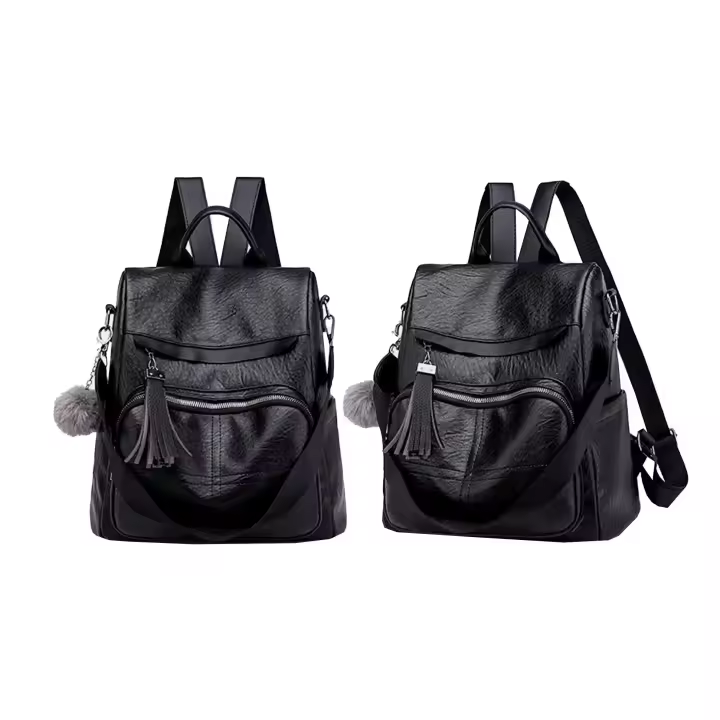 Mochila Antirrobo Mujer Urbana Polipiel Cómoda y Duradera - 1