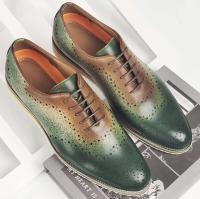 Zapatos de hombre completos de nuevo diseño de moda Oxford de piel de vaca de capa superior - details 13