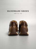Zapatos deportivos de cuero de vaca de alta gama, nuevos zapatos casuales de cuero para hombre - details 4