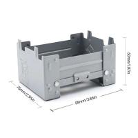 Horno de combustible de alcohol sólido con quemador plegable - details 5