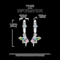 Pendientes de plata brillantes en forma de U Laza Aro para mujer, adecuados para regalos de fiesta de compromiso de aniversario, 2025 - details 7