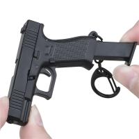 Llavero Táctico En Forma De Pistola Para Hombres Miniatura Portátil Decorativa Modelo Realista Juguete Regalo Llavero G45 Desmontable - details 6