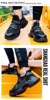 Zapatos de Satén Indestructibles para Hombres Botas de Trabajo de Acero Antideslizantes Transpirables a Prueba de Agujas Ligeras y Cómodas - details 16