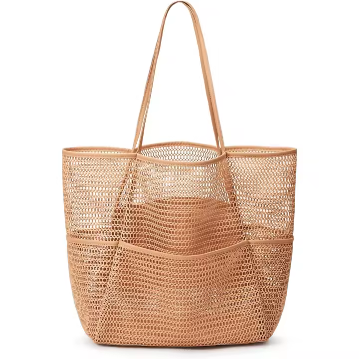 Bolso de Playa de Malla Nylon Bolso Casual para Mujeres Max 23L Ideal para Picnics y Vacaciones - 1