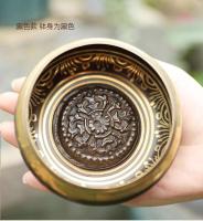 Cuenco de meditación de música sánscrita para canto de yoga budista hecho a mano en Nepal, campana de cobre para recoger orejas de SPA - details 10