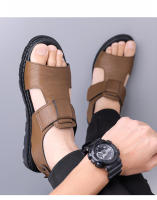 Sandalias de verano para hombre 2025, nuevas sandalias de playa antideslizantes con suela suave, zapatos romanos casuales de moda. - details 8