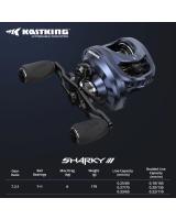 KastKing-carrete de pesca Sharky III de fundición larga, arrastre máximo de 6KG, + 1RB 7BB, 7,2: 1, alta velocidad - details 1
