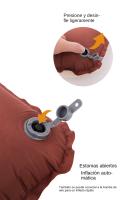 Almohada inflable portátil de queso para viajes de ocio y Camping al aire libre - details 5