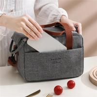 Bolsa de Almuerzo Portátil para Mujeres Aislante de Mecha, Bolsa de Enfriamiento, Bolsa Impermeable, Bolsa de Hombro para Oficina - details 6