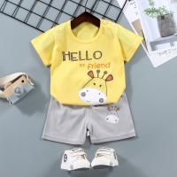 Conjunto de Manga Corta para Niños Puro Algodón Camisetas de Verano para Bebés - details 10