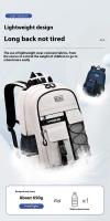 Mochila de escuela secundaria para niños, bolso de estudiante de secundaria de gran capacidad, mochila universitaria, mochila para portátil de viaje Simple y elegante - details 10