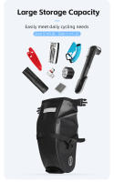Bolsa trasera para SILLÍN de bicicleta, soporte de quilla interior para tija de sillín, resistente al agua y al polvo - details 5