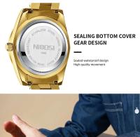 Reloj NIBOSI de lujo Premium para Hombre, Reloj de pulsera con fecha semanal, Reloj luminoso resistente al agua, relojes de cuarzo informales de acero inoxidable para Hombre, Reloj para Hombre - details 8