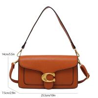 Bolso de mano para mujer con diseño de caviar, pequeño y cuadrado diagonal - details 5