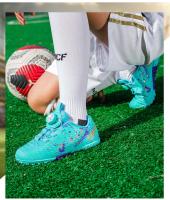 Nuevas zapatillas de fútbol bajas transfronterizas con tacos rotos y hebilla giratoria - details 16