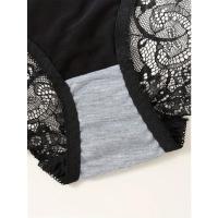 Conjunto de Lencería de Encaje para Mujer Bragas con Hebilla Frontal, Push Up, Bragas con Cinturón de Festón 1 Pieza - details 2