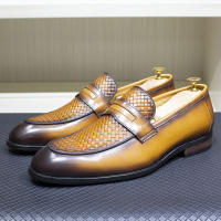 Nuevos mocasines británicos retro de un pedal con punta redonda - details 4
