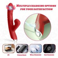 Empaque privado Vibrador Sexy 2 en 1 de Doble Estimulación para Clítoris Femenino Potente con Lengua para Clítoris y Punto G, Juguetes Sexuales Vibrantes para Adultos - details 11
