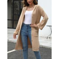 Chaqueta elegante para mujer con cuello en V, prendas de vestir exteriores sueltas e informales - details 11