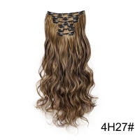 Peluca Cómoda y Transpirable Ajustable para Mujeres Juego de Extensiones de Cabello de 6 Piezas, 16 Clips para Europa, América, Cabello Largo y rizado para Comercios Exteriores, Adecuado para Viajes de Fiesta - details 9