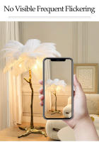 Lámpara de pie con plumas, luminaria moderna para sala de estar, restaurante, oficina, dormitorio, decoración de plumas - details 1