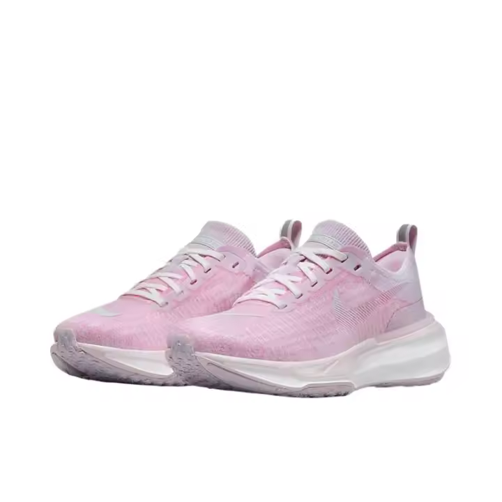 ΝΙΚΕ Original Invincible 3 mujeres y hombres rosa blanco transpirable amortiguación tela zapatos para correr FN7997-600 pegatinas de pared - 1
