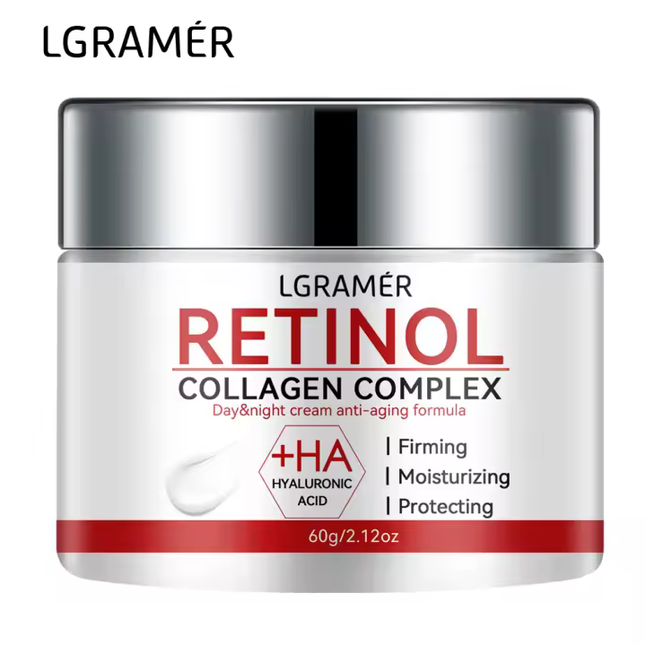 Crema reafirmante de Retinol, crema facial de colágeno para arrugas suaves, crema hidratante para suavizar la piel, productos para mejorar la elasticidad de la piel - 1