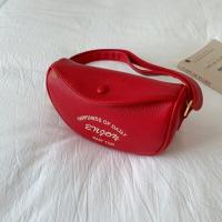 Bolso de hombro de lujo con letras coreanas simples, bolso de mano de cuero PU con bordado para mujer - details 14